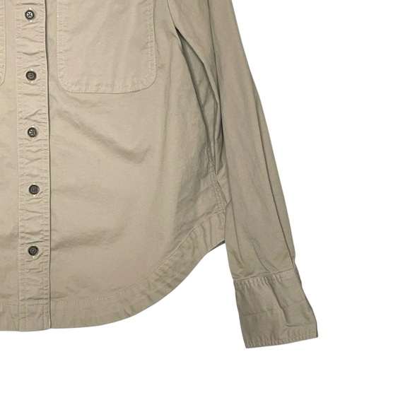 Banana Republic Maverick Tan Twill Button down Shirt size XS - Picture 10 of 14